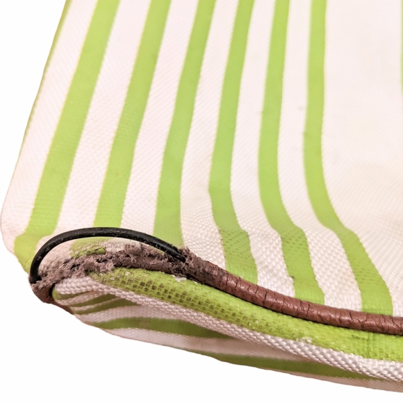 Vintage Golf bag canvas leather handle straps fairway Links - Picture 11 of 16